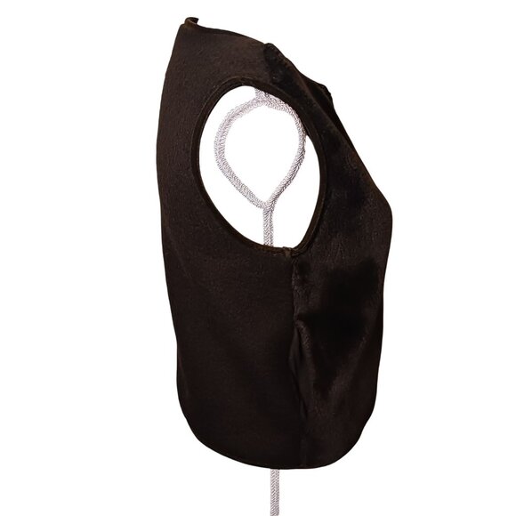 Banana Republic Brown Faux Fur & Fleece Zip Up Vest with Pockets Size S - Picture 5 of 10